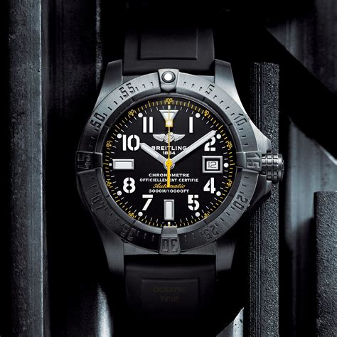 breitling aerospace yellow dial|breitling avenger seawolf blacksteel.